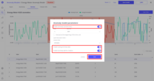Enable anomaly model refreshing, saving anomaly data, anomaly alarms creation and click the <b>Save</b> button.