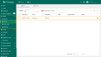 Go to the "Asset" page of the "Entities" section. Click on the "+" icon in the top right corner of the table, and select "Add new asset" from drop-down menu. Create a new asset and a corresponding asset profile for it. Name the asset "Warehouse A", and the profile — "warehouse".