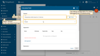 The calculated field configuration window will open. Enter a descriptive title for the calculated field. Select "Simple" as the calculated field type. This allows you to perform uses basic mathematical operations and functions.
