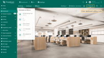 Switch to Office A or Office B state and enter dashboard editing mode;