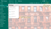 We have added an information card about the building. Resize the widget to your liking, and save the dashboard.