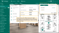 As you can see, the "Office sensors list" widget now displays data on the office's energy and water consumption for the selected time period, which in our case is the current day.