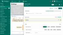 Change the alarm source to "<b>Buildings</b>" entity alias;
