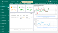 After saving the changes, you will automatically be redirected to the <b>air_sensor</b> state. Switch to the <b>Office A</b> state to check the result.