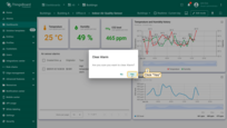 Click "Yes" to confirm clear alarm;