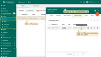 Choose the target Entity or Profile, go to the "Calculated fields" tab, and either create a new calculated field or select an existing one that needs historical telemetry reprocessing. Click the "Reprocess calculated field" icon next to the desired field.