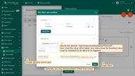 Step 5. Select a value: current device, current customer or current tenant. And specify the attribute from which the value will be taken, how many times the threshold value must be exceeded for an alarm to be triggered. You may optionally check "Inherit from owner". Inheritance allows to take the threshold value from customer if it is not set on the device level. If the attribute value is not set on both device and customer levels, rule will take the value from the tenant attributes;