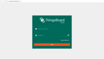 Now you can use your domain name to access ThingsBoard Cloud web interface and services. Try to login by entering the chosen domain name in the browser address line.