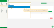 Go to "<b>Connectors</b>" page in the side menu. Click on "<b>Search for Connector to download & install</b>" input field and type "<b>MQTT</b>". Find "<b>MQTT</b>", and download it by clicking the appropriate button. <b>MQTT</b> connector installed.