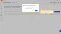 Now your devices under the mobile app account have been added to the project