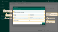 Enter the title and select "Google" as the provider. If necessary, specify the allowed platforms, or leave all. Now, enter the Client ID and Client secret from the Google API Console. Then, expand the "Advanced settings" menu;