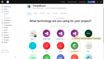 Afters, you need to choose the technology being used. Please, choose the "Java Spring Boot" technology;