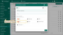 Let's add another notification delivery method — <b>Email</b>.