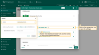 "Get dashboard state" action will use the name of the current dashboard state. This is useful in specific cases that are not related to the state of the target device.