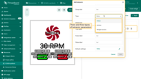 The list of behavior parameters is specific to the chosen SCADA symbol and is entirely controlled by the symbol's author. There are three types of behavior parameters: "Value", "Action", and "Widget action".