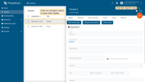 Click on a tenant`s name to open their details. Click the "pencil" icon to enter edit mode;
