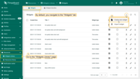 Navigate to the "Widgets Library" page using the main menu on the left. Click the "+" icon in the upper right corner of the screen, and select the "Create new widget" option from the drop-down menu;
