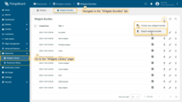 Click the "+" button in the upper right corner of the "Widgets Bundles" page. Select "Import widgets bundle" from the drop-down menu;