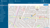 The new "EV station" marker is now added to the map.