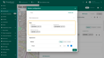 Define the coordinate keys. ThingsBoard automatically sets the coordinate keys as latitude and longitude. If your entity uses custom coordinate key names, update them here. Additional data keys can be used for labels, tooltips, and displaying extra information directly on the map.