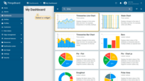 Choose a widget, for instance, "Timeseries Line Chart," and click on it to open the "Add Widget" dialog window;